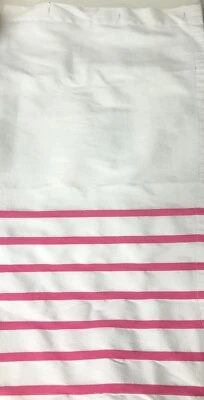 KATE SPADE PUERTO DE NUEVA YORK RAYAS CORTINA DE DUCHA ICÓNICA ROSA BLANCO RAYAS 72"" Foto 1 de 3