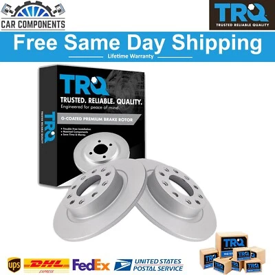 Nuevo juego de rotor de freno trasero TRQ para Dodge Dart 2013-2016 Foto 1 de 4