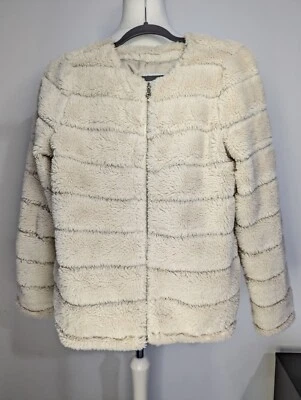 CARMEN белый/off белый искусственного фут пальто размер M - Изображение 1 из 4