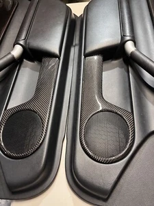 2000-2005 Toyota Mr2 Spyder Carbon Fiber Door Speaker Overlay - Picture 1 of 2