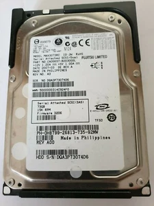 FUJITSU MAX3073RC 73GB 15K 3.5" SAS Hard Drive for Hot-Swap Servers - Picture 1 of 1