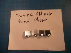 Nikko NR-1000 Receiver Replacement Parts Tape FM Mute Band Phono Push Buttons - Picture 1 of 2