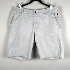 Lululemon pantaloncino uomo Commission taglia 31 grigio chiaro tinta unita 9" in LM7AK7S elasticizzato - Foto 1 di 5