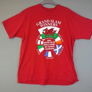 Camiseta Gales Ganadores del Grand Slam Talla L Estampado Gráfico 2005 Coleccionable - Imagen 1 de 8