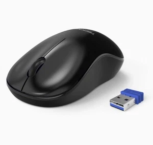 TeckNet 2.4G Omni Small Portable Wireless Optical Mouse with USB Nano Ewm01233 - Picture 1 of 9