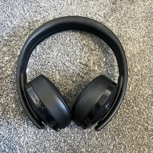 Sony PlayStation Gold, Black Wireless Headset Video Game Accessories Headphone - Picture 1 of 3