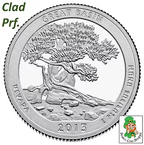 2013 S Clad Great Basin America the Beautiful ATB Proof Quarter 25C Ships Free! - Picture 1 of 4