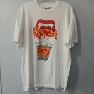 Pantalla de una sola puntada vintage de los 90 estrella mejor logotipo "Kahula Minster Mudslide" XL - Imagen 1 de 6