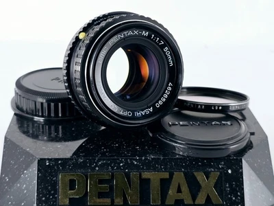 🌸[Near MINT] SMC Pentax-M 50mm F1.7 Standard MF Lens PK K Mount From JAPAN - Image 1 of 4
