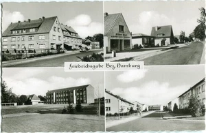 Foto-AK FRIEDRICHSGABE /NORDERSTEDT Kr. SEGEBERG Gaststätte, Radiogeschäft 50er - Picture 1 of 1