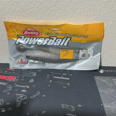 Berkley Powerbait 6" Slim Shad Swimbait paquete de 2 unidades elección de colores Foto 1 de 2