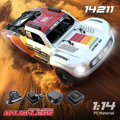 MJX RC 14211 Hyper Go 1/14 Brushless Short Course Truck - Image 1 of 4