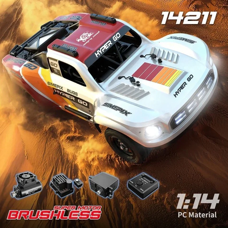 MJX RC 14211 Hyper Go 1/14 Brushless Short Course Truck - Image 1 of 4