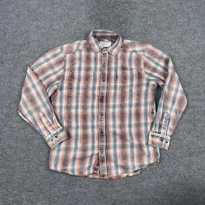Mountain Khakis Shirt Mens M Plaid Long Sleeve Button Up Flannel Lightweight - Image 1 of 4