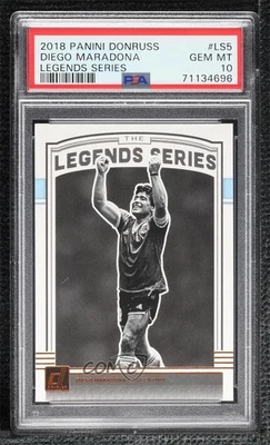 2018-19 Panini Donruss Legends Series Diego Maradona #LS-5 PSA 10 GEM MT - Image 1 of 2