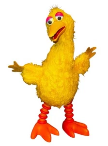 Vintage 1971 Sesame Street Jim Henson Muppets Big Bird Puppet by Topper Toys 19" - Picture 1 of 8