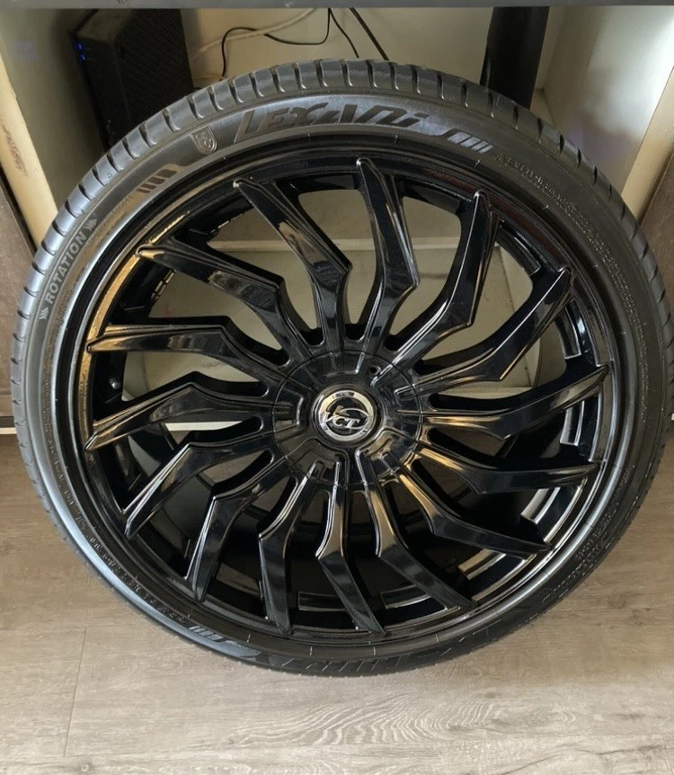 VCT Chopper 22x10 Black Rims & Tires - Bild 1 von 4