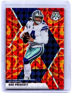 Panini Mosaic Dak Prescott #58 2020 mosaico reactivo naranja Prizm Cowboys - Imagen 1 de 2