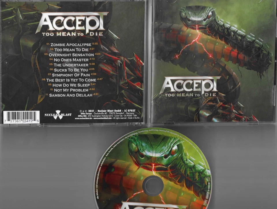 ACCEPT - CD - Too  mean to die - Bild 1 von 1