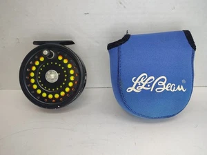 LL BEAN GQS DISC 6/7 FLIEGENANGELROLLE / SCHWARZ, Made In England - Bild 1 von 14