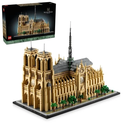 LEGO Architecture Notre Dame Cathedral Toy Gift Block 21061 - Image 1 of 4