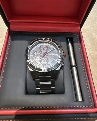 BMW Motorsport M5 M Power Racing Black GTR Car Accessory Sport Chronograph Watch - Image 1 of 4