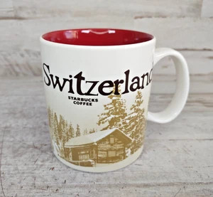Starbucks Global Icon Series Switzerland Winter Cabin Ceramic Mug 2017 16 oz - Picture 1 of 6
