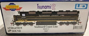 Athearn Genesis HO Scale SD45-2 Diesel Seaboard Coast Line #2047 DCC, Sound  - Picture 1 of 4