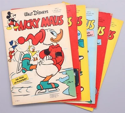Micky Maus 1960 Auswahl Magazin original Comic Heft Ehapa Verlag Version 1 - Bild 1 von 4
