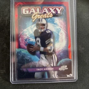2024 Topps Cosmic Chrome - Galaxy Greats Troy Aikman /5 - Bild 1 von 2