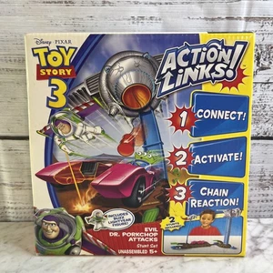 Toy Story 3 Action Links Stunt Set Evil Dr Porkchop Attacks Buzz Lightyear Figur - Bild 1 von 17
