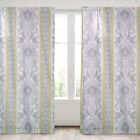 St. Claire Damask Lined Curtain Panel with Rod Pocket - Levtex Home