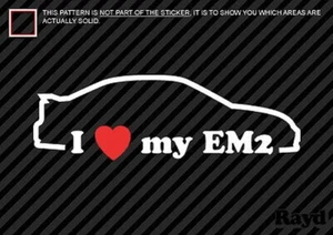I Love My EM2 Sticker Aufkleber Die Schnitt Vinyl #2 - Picture 1 of 1