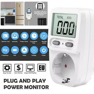 Energiekostenmessgerät Stromverbrauchszähler 3680W 1,9“ LCD-Display NEU20 - Bild 1 von 9