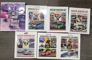Lot 7 Nascar Winston Nextel Cup Yearbooks 1999 2000 2002-2005 1948-1998 Thunder - Picture 1 of 1