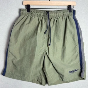 Pantalones Cortos de Natación Mossimo Vintage Para Hombre Verde Ejército Malla Talla M - Imagen 1 de 11