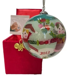 Li Bien 2013 Ornament umgekehrt bemalt Glas Kinder Kids Around The World - Bild 1 von 12