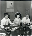 Japan, A Traditional Japanese Meal Vintage Silver Print.   Silver Print 