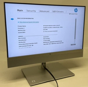 HP EliteOne 800 G6 23,8" (i5-10500 - 16GB RAM - 512GB SSD - Win10Pro) - Bild 1 von 6