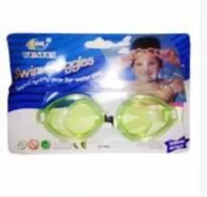 Swim Glasses Swimming Goggles with Earplugs - Light Green - Picture 1 of 3