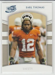 Earl Thomas 2010 Press Pass Edición Retrato AZUL Tarjeta de Novato RC SEAHAWKS #47 - Imagen 1 de 1