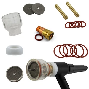 BBW Pyrex Glass TIG Cup Kit 2.4mm WP17/26 - FUPA FURICK Style - Picture 1 of 11