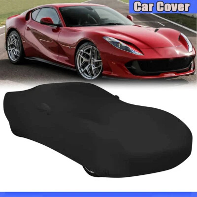 Black Indoor Car Cover Stain Stretch Dustproof For Aston Martin One-77 Foto 1 de 4
