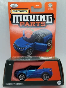 2024 Matchbox Moving Parts Blue Range Rover Evoque - Picture 1 of 2