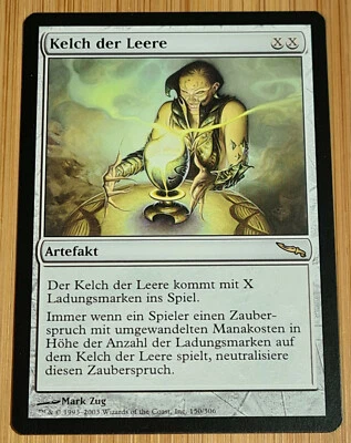 Kelch der Leere # 150/306 (Chalice of the Void)  Rare  MIRRODIN  2003  DE  Mint - Bild 1 von 4