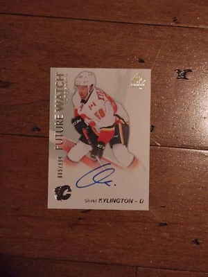 2016-17 SP Authentic Future Watch #127 Oliver Kylington RC AUTO /999 - FLAMES - Image 1 of 2
