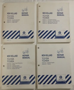 4 Books!! New Holland TC21DA TC24DA Tractor Service Repair Manual ORIGINAL OEM - Picture 1 of 5