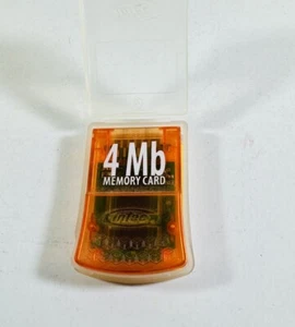 4MB Memory Card 59 Blocks Intec Orange Nintendo GameCube Console System ML335 - Picture 1 of 2