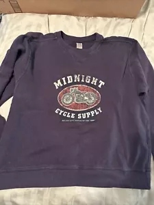 Fossil Sweatshirts. Motorcycle XXL Women’s Dark Blue - Bild 1 von 7