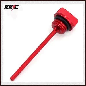 KKE Engine Oil Dipstick Fit HONDA CRF 250R 04-09 CRF250X CRF450X 04-15 Red Short - Picture 1 of 6